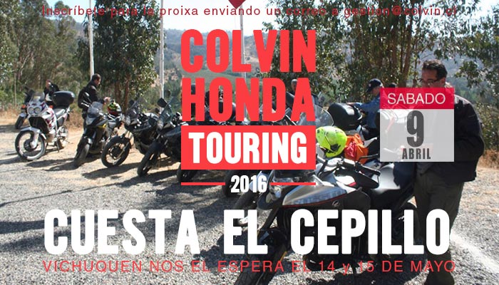 CuestaElCepillo2016TouringMotoHondaColvin